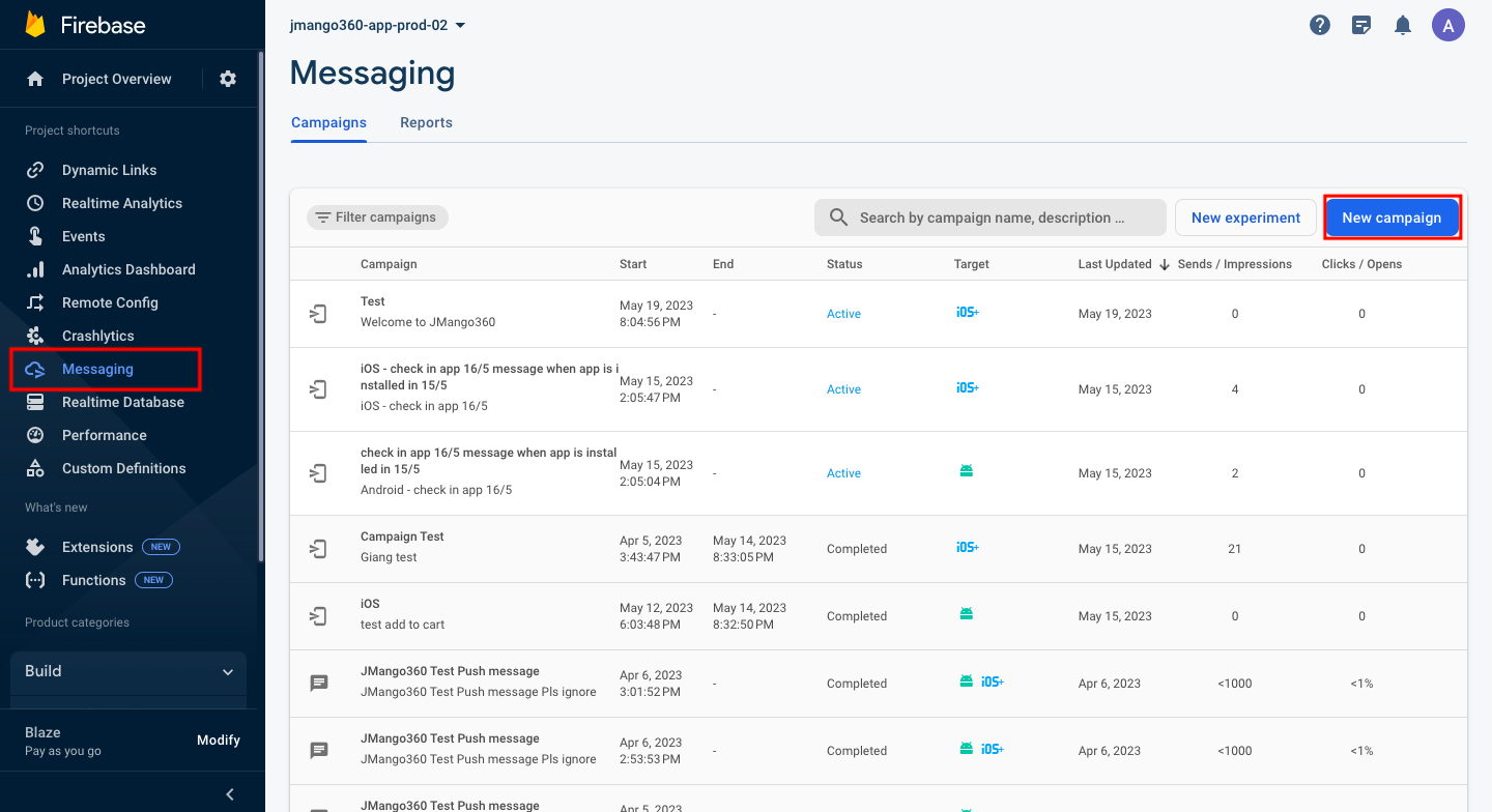 Firebase Cloud Messaging